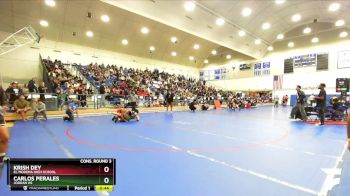 175 lbs Cons. Round 3 - Krish Dey, El Modena High School vs Carlos Perales, Jordan Hs