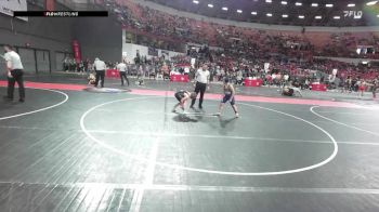 105 lbs Cons. Semi - Brantley Hocking, Warrior Youth Wrestling vs Mason Elmer, Hudson