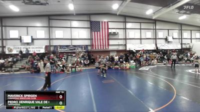 61 lbs Champ. Round 1 - Pedro Henrique Vale De Oliveira Filho, Timpanogos vs Maverick Spirgen, Champions Wrestling Club
