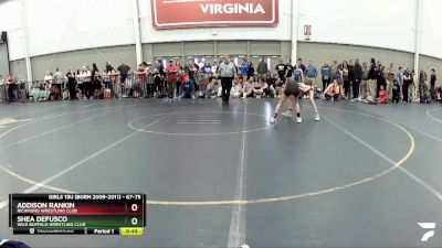 67-75 lbs Round 2 - Addison Rankin, Richmond Wrestling Club vs Shea Defusco, Wild Buffalo Wrestling Club