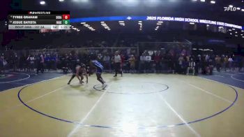 157 3A Champ. Round 1 - Josue Batista, Hagerty vs Tyree Graham, South Dade