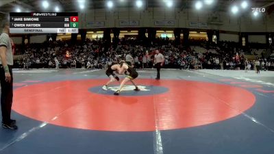 106-2A/1A Semifinal - Owen Hayden, Huntingtown vs Jake Simione, South Carroll