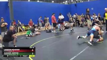 96 lbs Round 3 (6 Team) - Kannon Judycki, Untouchables White vs Jamison Meagher, Olympia Black