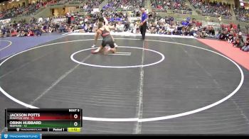 172 lbs Semis & 1st Wrestleback (8 Team) - Jackson Potts, Mountain View vs Orinn Hubbard, Redmond