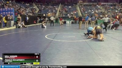 3A 144 lbs Semifinal - Will Varner, Kings Mountain vs Finnius McCafferty, Union Pines