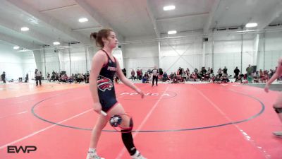 130 lbs Rr Rnd 2 - Talyn Minney, Cushing Girls vs Kenleigh Powers, Stillwater Lady Pioneers