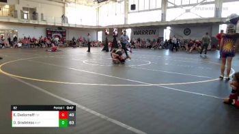 82 lbs Semis (4 Team) - Easton Dadiomoff, Team Minnesota vs Onica Gradeless, Beast Mode Pink