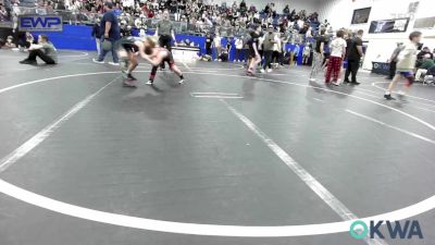 83/90 lbs Consi Of 4 - Roman Buller, Weatherford Youth Wrestling vs Vera Burch, Blue Devil Wrestling