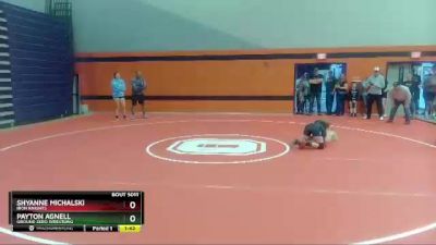 112 lbs Round 1 - SHYANNE MICHALSKI, Iron Knights vs Payton Agnell, Ground Zero Wrestling