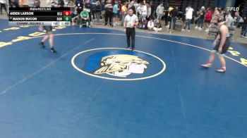 190 lbs Champ. Round 3 - Mason Bucon, Unattached vs Aiden Larson, Lena Winslow