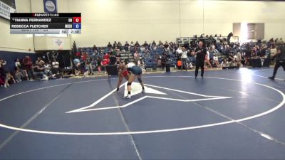 124 lbs Cons. Round 2 - Rebecca Fletcher, Menlo College vs Tianna Fernandez, Unattached
