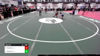 118A lbs Rr Rnd 3 - Raekwon Shabazz, Xavier High School vs Leo Pezone, Malvern Prep