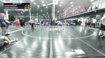 191 lbs Rr Rnd 5 - Carter Santiago, Conestoga Valley - HS vs Caden Fitzpatrick, Central Bucks West - HS