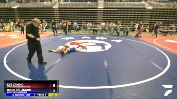 56 lbs 2nd Place Match - Kye Camino, Douglas Wrestling Club vs Riggs Bohannon, Windy City Wrestlers