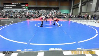113 lbs Round Of 16 - Teagan Navarro, BULLDOG WRESTLING CLUB vs Tyler Rose, Marysville High School