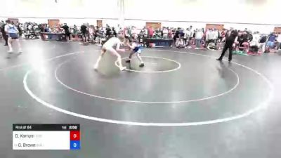 70 kg Rnd Of 64 - Dylan Kamps, Three Forks High School Wrestling vs Gavin Brown, Ohio