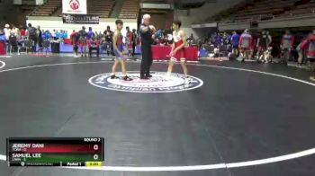 113 lbs Round 2 (16 Team) - Jeremy Oani, TCWA vs Samuel Lee, LAWA