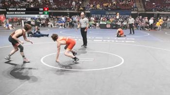 D 1 120 lbs Cons. Round 4 - Brody Wilson, Terrebonne vs Elijah Boucree, Fontainebleau
