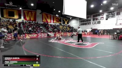 157 lbs Cons. Round 3 - Joshua Garcia, Oak Hills vs Fred Ekberg, Santa Monica