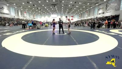 114 lbs Quarterfinal - Morgyn Crump, Carthage Wrestling Association vs Phoebe Bishop, Crown City Wrestling