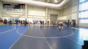 175 lbs Champ. Round 2 - Crash Sherman, Skyridge vs Preston Graver, Spanish Fork