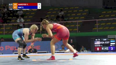 76 kg Yelena Makoyed, USA vs Epp Mae, EST