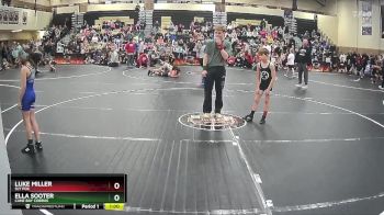 70 lbs Champ. Round 1 - Luke Miller, Sly Fox vs Ella Sooter, Cane Bay Cobras