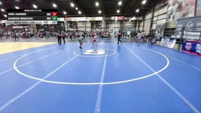 140 lbs 7th Place Match - Abel Hansen, Douglas Wrestling Club vs Kamdon Brekhus, Billings Wrestling Club