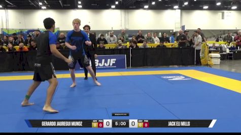 Jack Eli Mills vs Gerardo Jauregui Munoz 2025 World IBJJF Jiu-Jitsu No-Gi Championship