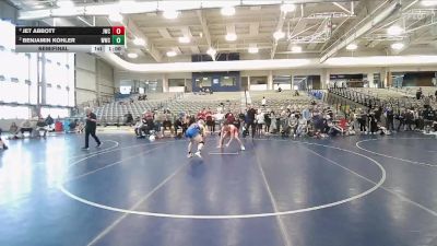 138 lbs Semifinal - Jet Abbott, JWC vs Benjamin Kohler, Wasatch Wrestling Club
