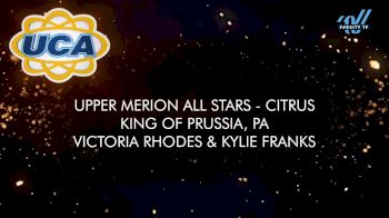 Upper Merion All Stars - Citrus [2025 L5 Junior Day 2] 2025 UCA & UDA All Star National Championship
