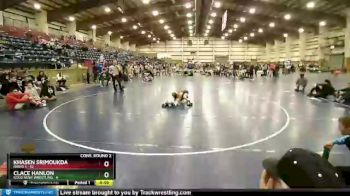 59 lbs Semis & Wb (16 Team) - Clace Hanlon, Gold Rush Wrestling vs Khasen Srimoukda, Idaho 1