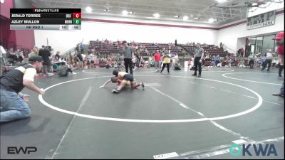 73 lbs Rr Rnd 1 - Jerald Torres, OKC Saints Wrestling vs Azley Mullon, Morrison Takedown Club