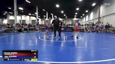 71 lbs Placement Matches (8 Team) - Elijah Jensen, Washington vs Van Stamper, Indiana