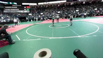 122 lbs Champ. Round 2 - Alyssa Robertson, Unattached vs Summer Banker, Unattached