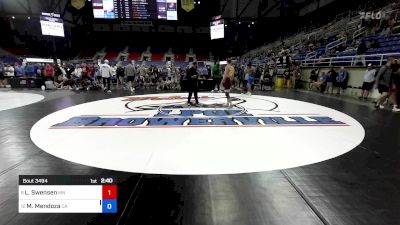 132 lbs Cons 4 - Logan Swensen, MN vs Moses Mendoza, CA