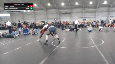 285 lbs Round 3 (8 Team) - Dusty Lowe, Team Kaizen Wrestling vs Isaiah Haavisto, St Vincent St Mary