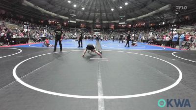 90 lbs Round Of 16 - Jamison Hughes, R.a.w. vs Hunter Villines, Weatherford Youth Wrestling