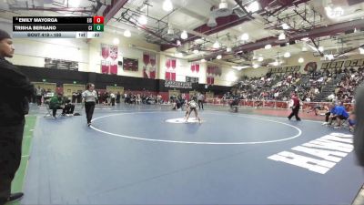 100 lbs Cons. Round 2 - Trisha Bergano, Channel Islands vs Emily Mayorga, Eisenhower