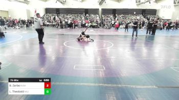 75-B lbs Quarterfinal - Brylan Zerbe, RUSH WC vs Logan Theobald, Validus Wrestling Club