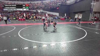 84 lbs Cons. Round 2 - Braxton Baker, Ripon Youth Wrestling Club vs Logan Roherty, Delavan Darien Youth Wrestling