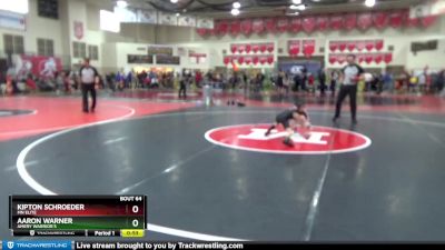 50 lbs Cons. Round 2 - Aaron Warner, Amery Warrior`s vs Kipton Schroeder, MN Elite