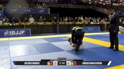 Coa Reed Evaristo vs Lorenzo Farias Oliveira 2026 Pan Kids Jiu-Jitsu IBJJF Championship