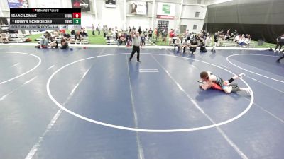 Junior Boys - 144 lbs Cons. Round 6 - Isaac Lomas, Iowa vs Edwyn Schroeder, Oshkosh West High School Wrestling