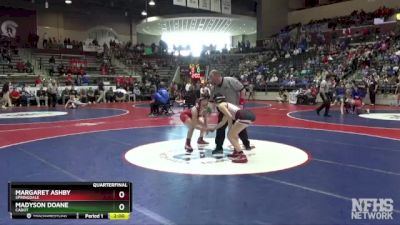 6A 115 lbs Quarterfinal - Margaret Ashby, Springdale vs Madyson Doane, Cabot