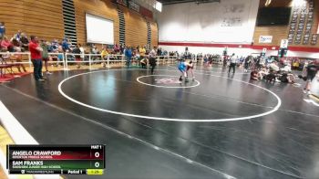 90 lbs Cons. Round 2 - Sam Franks, Shoshoni Junior High School vs Angelo Crawford, Riverton Middle School