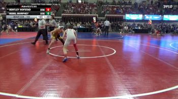 102 lbs Champ. Round 2 - Bentley Hofstad, Conrad Wrestling Club vs Rebel Murphey, Mat Dawgs