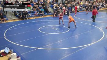 157 lbs Champ. Round 2 - Shannon Withey, Lyndonville vs Alex Schiffhauer, Iroquois