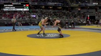 150 lbs Champ. Round 1 - Linkin Carter, Eastside vs Zach Kenney, Griffith
