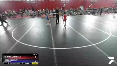 71 lbs Cons. Round 2 - Dominic DiPiazza, Kaukauna Wrestling Club vs Cooper Kelly, Wisconsin